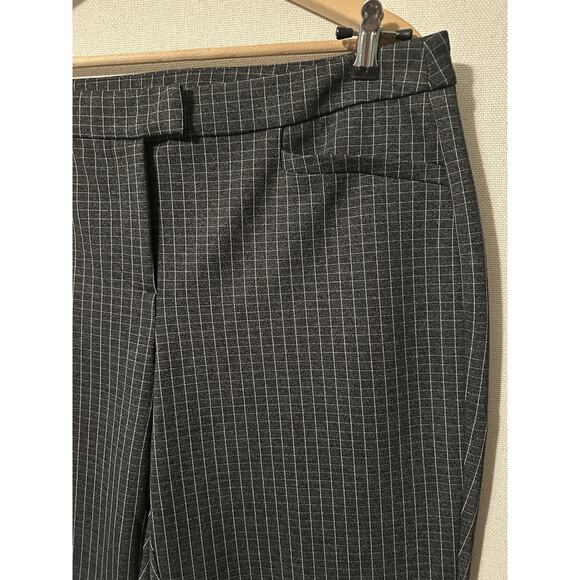 Lane Bryant Women’s Plus Sz 18 Pants Black Checked Straight Leg Zipper Legs NWT - Picture 3 of 16